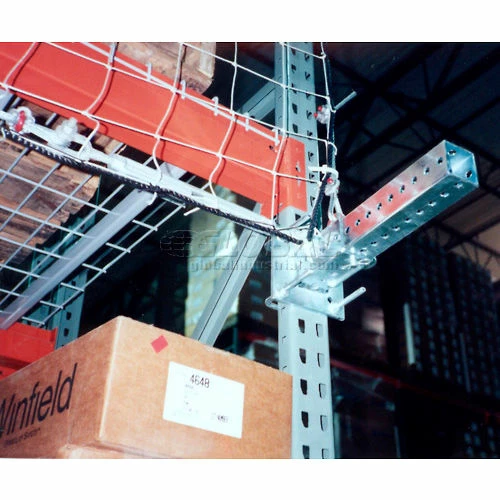 Carron Net Pallet Rack Netting Three Bay, 441"W x 48"H, 1-3/4" Sq. Mesh, 1250 lb Rating - Image 3