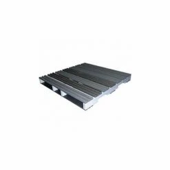 Jifram Extrusions Rackable Extruded Open Deck Pallet, Plastic, 4-Way Entry, 48" x 48", 4000 Lb Static Capacity