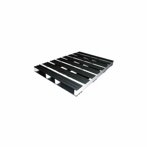 Jifram Extrusions Rackable Extruded Open Deck Pallet, Plastic, 2-Way Entry, 60" x 42", 3000 Lb Static Capacity
