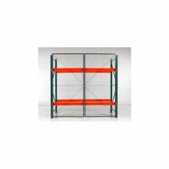 Wirecrafters - RackBack® Wire Mesh Pallet Rack Enclosure - Back Panel 96"W x 60"