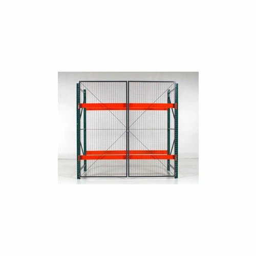 Wirecrafters - RackBack® Wire Mesh Pallet Rack Enclosure - Back Panel 108"W x48"