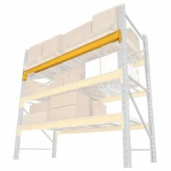 Penco Double Slotted Pallet Rack Beam - 108"L x 5-1/2"H - 8,530 Lbs. Cap per/pair