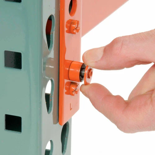 Interlake Mecalux Pallet Rack (Unslotted) Beam Pair 108"L - 4390 Lbs Cap/Pr (2 pcs) - Image 4