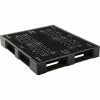 Global Industrial™ Rackable & Stackable Pallet, HDPE, 4-Way, 48"x40", 30000 Lb Stat Cap, Black