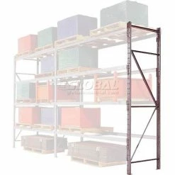 Pallet Rack Upright Frame - 3" Channel 48"D x 192"H