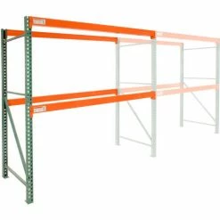 Global Industrial™ Teardrop Pallet Rack Add-On, 120"W x 24"D x 96"H