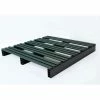 Jifram Extrusions JiFram Rackable & Stackable Extruded Open Deck Pallet, Plastic, 2-Way,36"x36",1500 Lb Stat Cap,Black