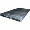 Jifram Extrusions Rackable & Stackable Extruded Open Deck Pallet, Plastic, 4-Way, 96"x48", 6000 Lb Stat Cap, Gray