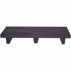 MasonWays™ Stackable Closed Deck Pallet, 2-Way, 30" x 12", 750 Lb Static Capacity, Black