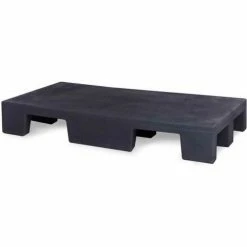 MasonWays™ Stackable Closed Deck Pallet, 4-Way, 36" x 24", 1000 Lb Static Capacity, Black
