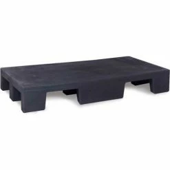 MasonWays™ Stackable Closed Deck Pallet, 2-Way, 48" x 18", 1000 Lb Static Capacity, Black