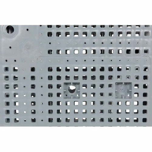 Vestil Heavy Duty Open Deck Pallet, Plastic, 4-Way Entry, 47-1/4" x 47-1/4", 8800 Lb Static Cap, Gray - Image 4