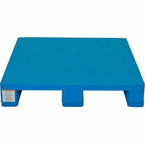 Vestil Rackable Closed Deck Pallet, 4-Way Entry, 47-1/8" x 39-1/4", 8000 Lb Static Capacity, Blue - Image 3