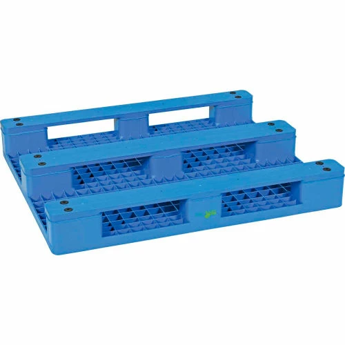 Vestil Rackable Closed Deck Pallet, 4-Way Entry, 47-1/8" x 39-1/4", 8000 Lb Static Capacity, Blue - Image 5