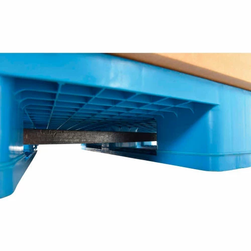 Vestil Rackable Closed Deck Pallet, 4-Way Entry, 47-1/8" x 39-1/4", 8000 Lb Static Capacity, Blue - Image 8