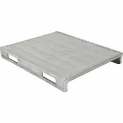 Vestil Solid Closed Deck Pallet, Steel, 4-Way Entry, 39-1/2" x 47", 4000 Lb Static Capacity