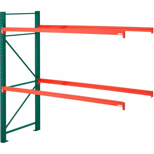 Steel King® SK2000® Pallet Rack 108"x42"x120" Add-On Unit - Green/Orange - 5480 Lbs. Cap.