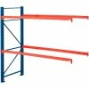 Steel King® SK2000® Pallet Rack 96"x42"x96" Add-On Unit - Blue/Orange - 4000 Lbs. Cap.