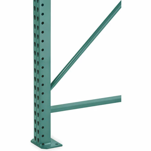 Steel King® SK2000 Seismic Pallet Rack Upright 42"D X 96"H - 2 Cross Braces - 18K Lbs. Cap.