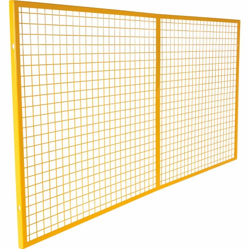 Vestil Manufacturing Vestil Steel Pallet Rack Back Guard, 7-3/8" x 98-13/16" x 48-1/2", Yellow