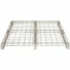 Vestil Welded Wire Open Deck Pallet, Galvanized Steel, 4-Way Entry, 48" x 48", 4000 Lb Static Capacity